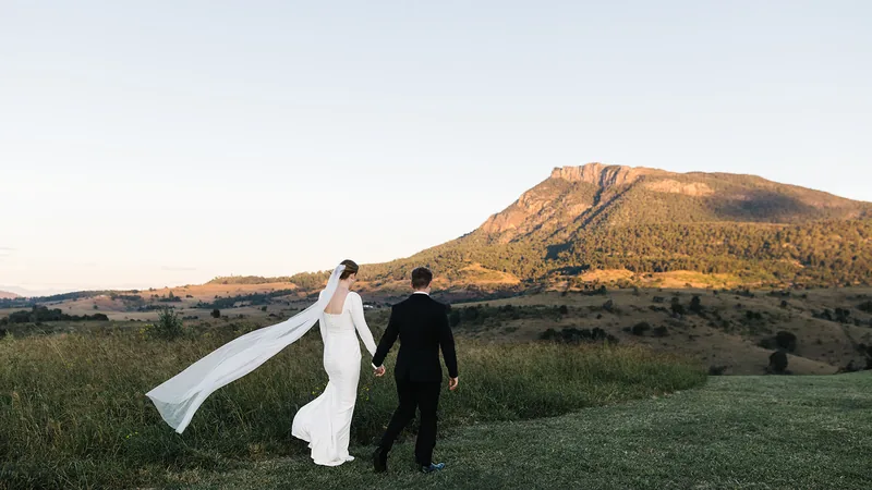 Sally and Josh at Maroon Hill Estate